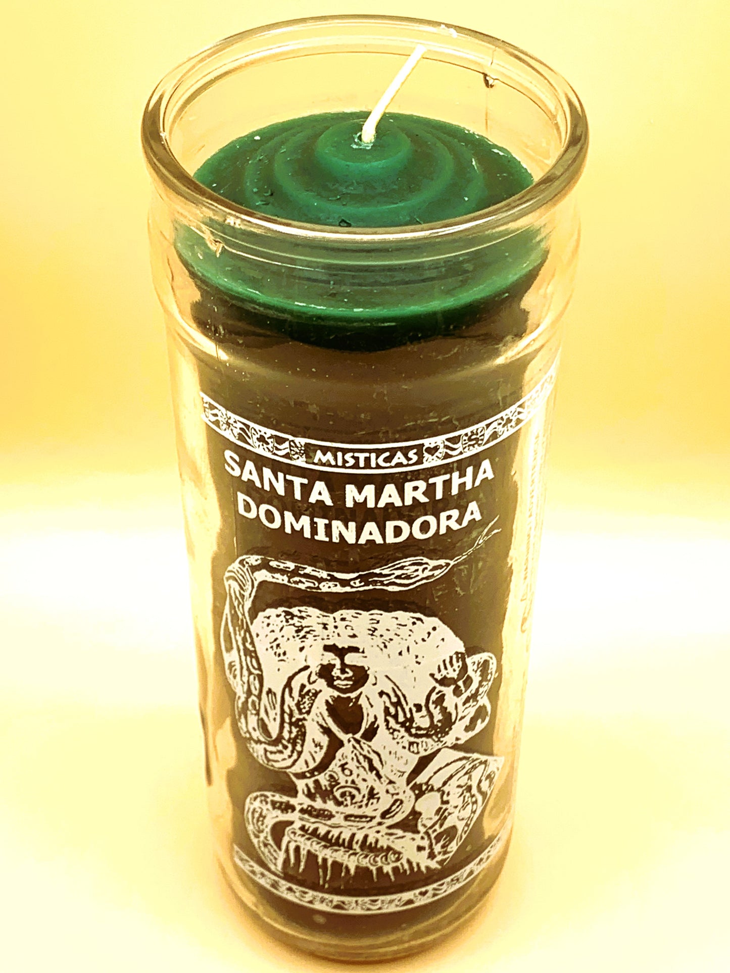 10 Days Santa Martha La Dominadora Candle Large Size with Image