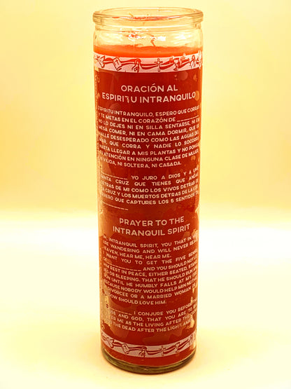 7 Days Espiritu Intranquilo  Candle regular size image