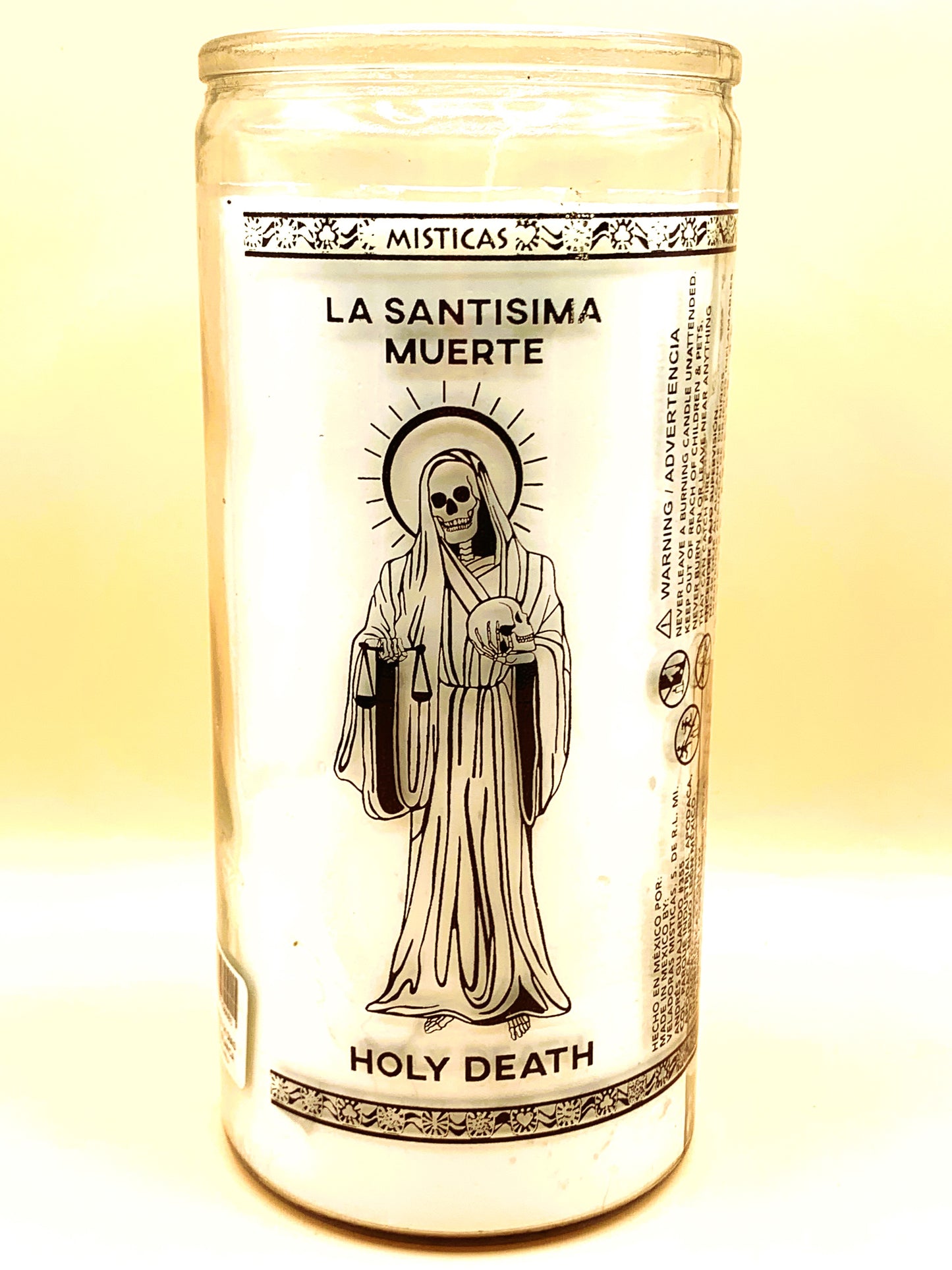 14 Days La Santisima Muerte, Holy Death withe Candle XL image