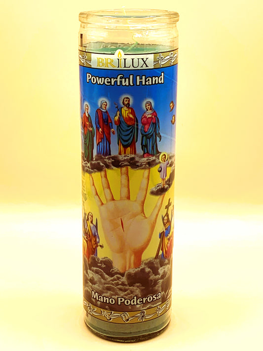 7 Days Mano Poderosa, Powerful Hand Candle Regular size image