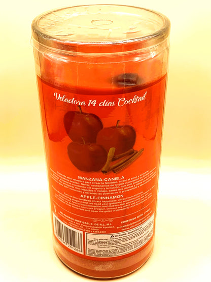 14 Days Manzana y Canela, Apple & Cinnamon Candle XL image