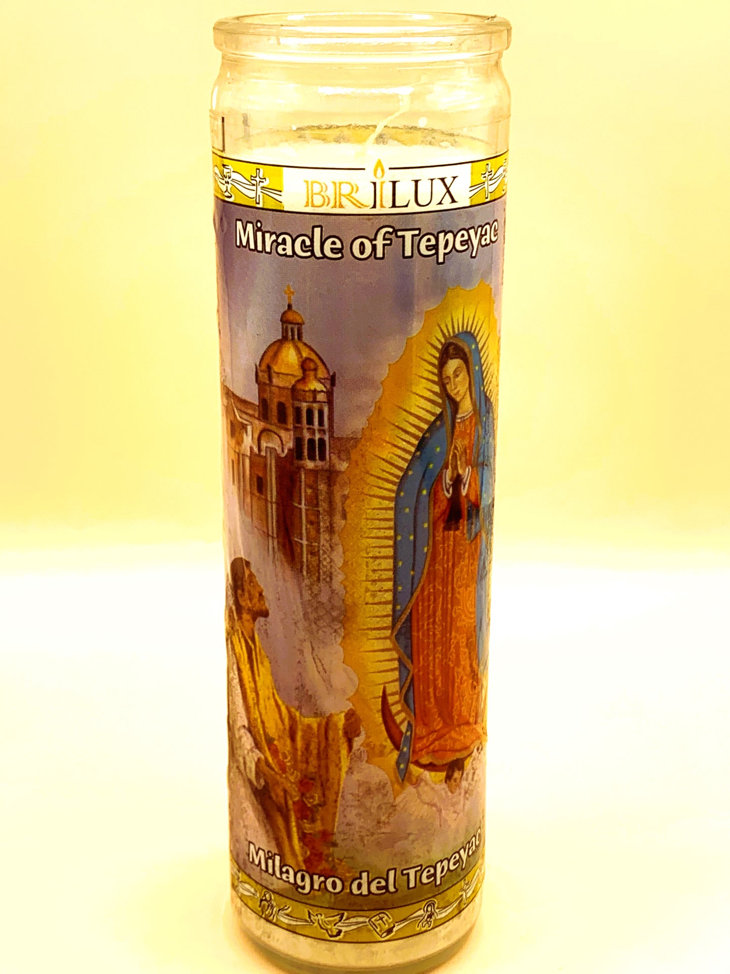 7 Days Milagro de Tepeyac Candle Regular size image