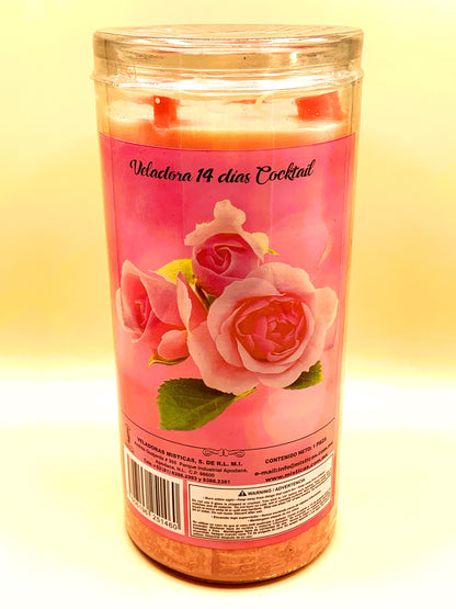 14 Days Rosas, Roses Candle XL image