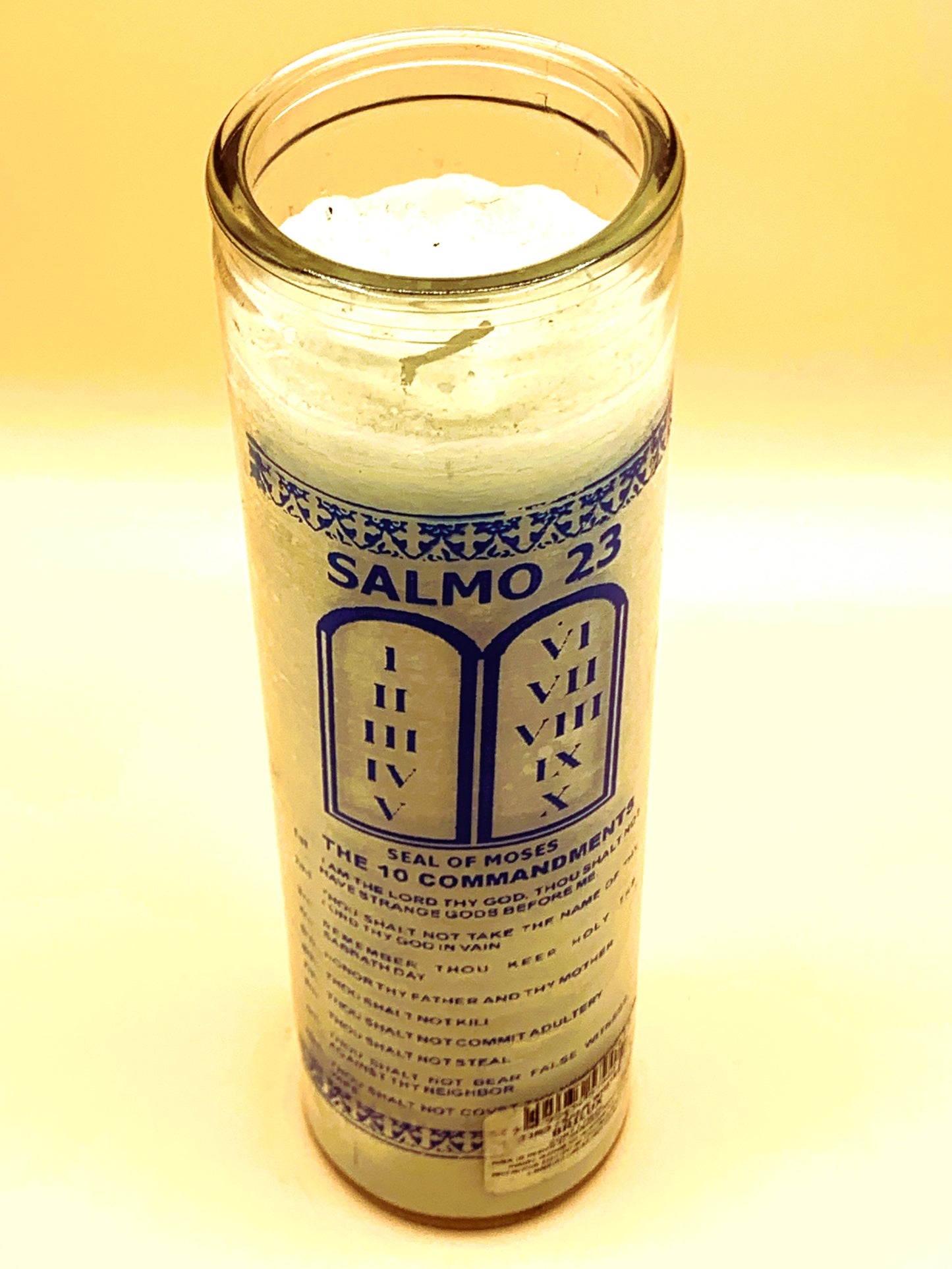 7 Days Salmo 23, Salm 23 Candle Regular size image