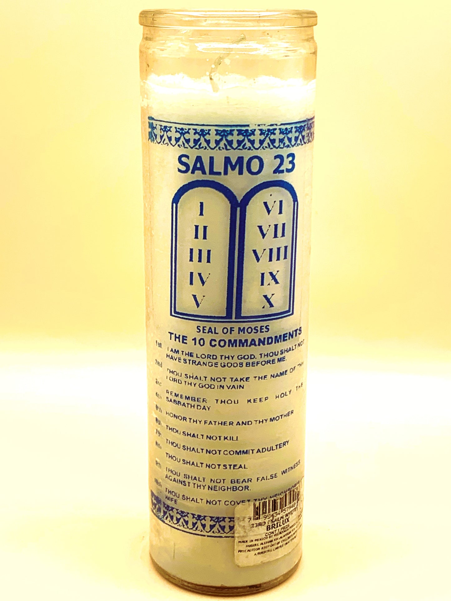 7 Days Salmo 23, Salm 23 Candle Regular size image