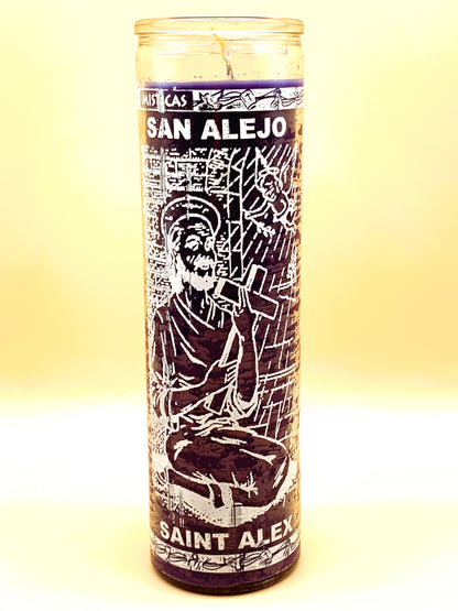 7 Days San Alejo Candle Regular Size with Image