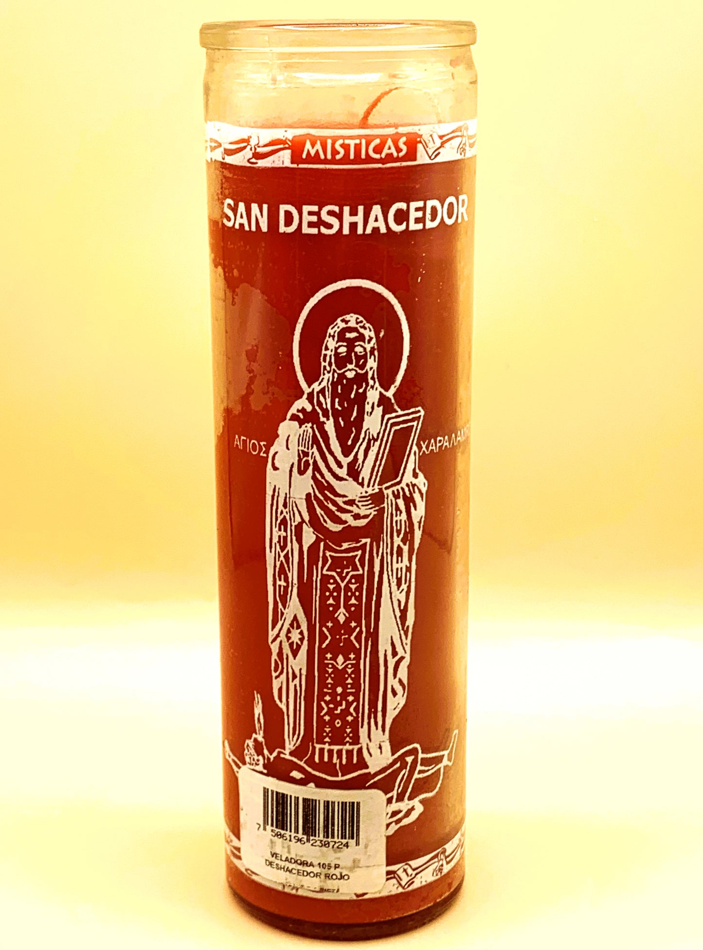 7 Days San Deshacedor Candle Regular Size with Image