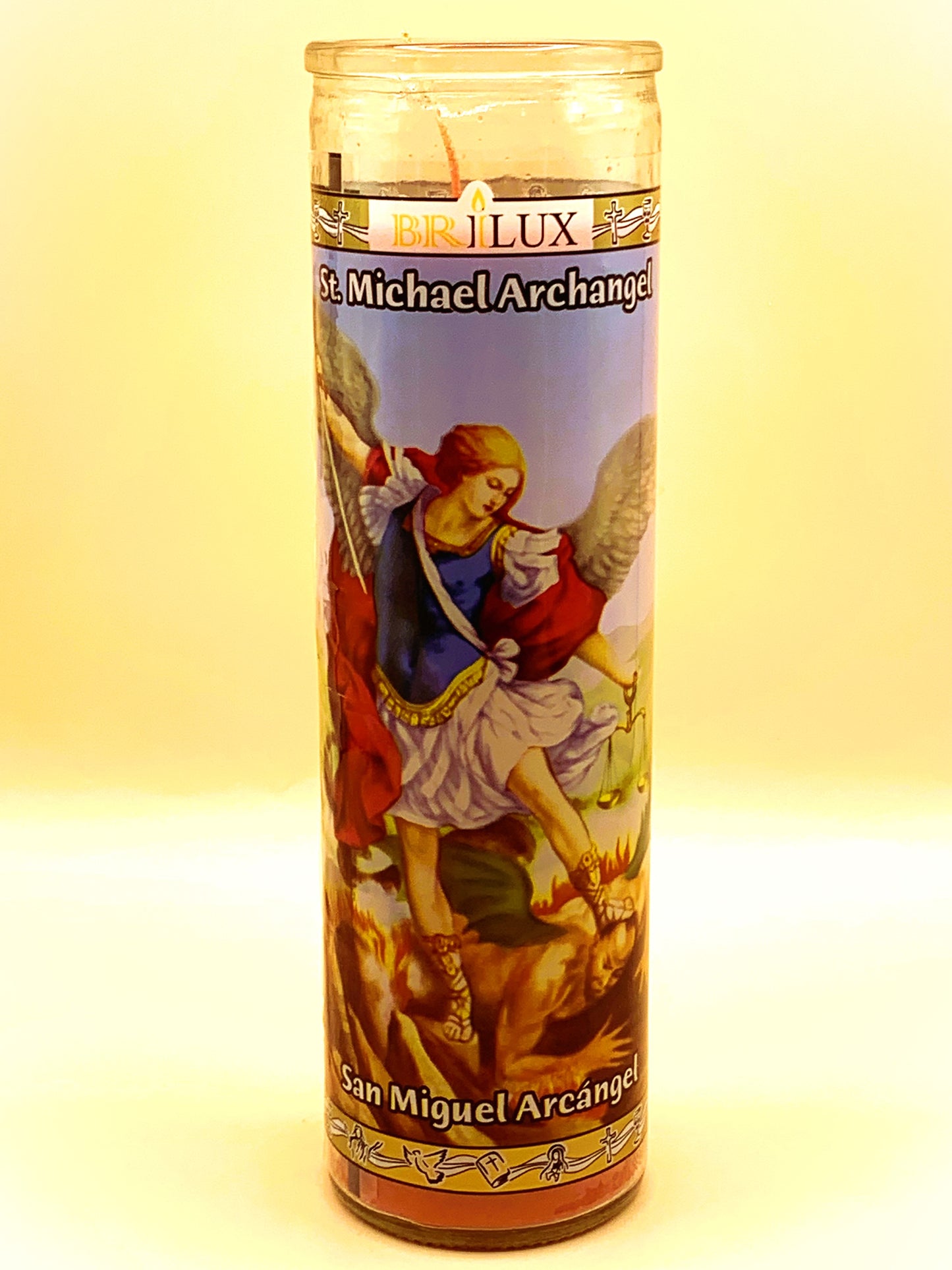 7 Days Sam Miguel Arcangel, St Michael Candle Regular size image