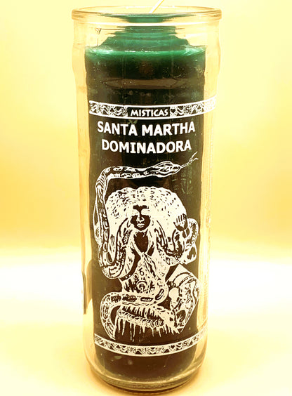 10 Days Santa Martha La Dominadora Candle Regular Size with Image