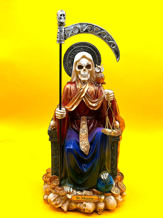 Santa Muerte Rey, King Statue