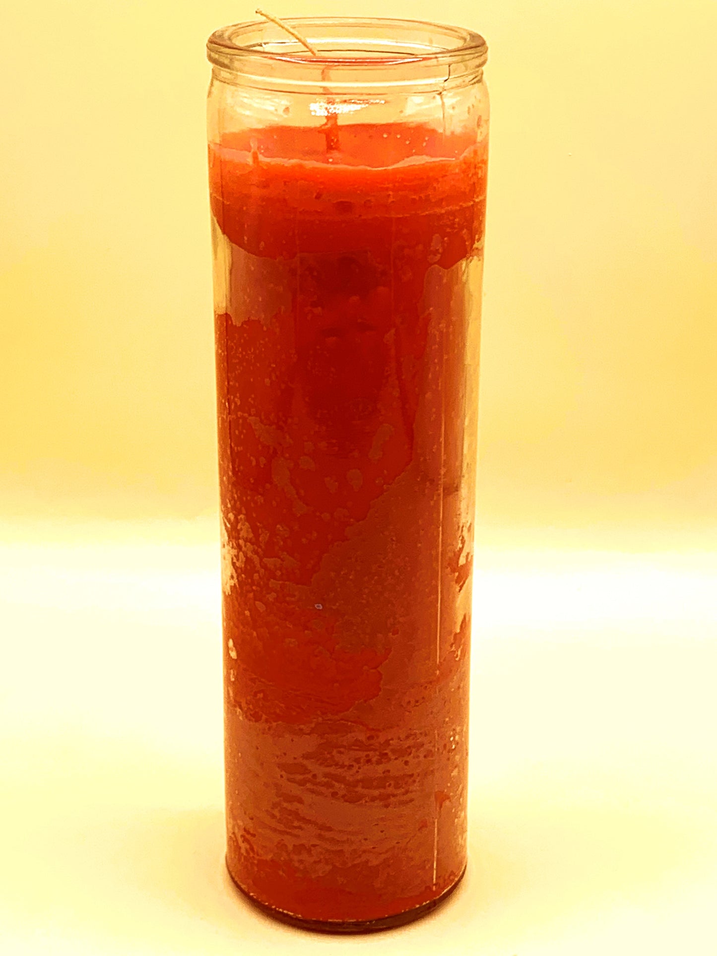 7 Days Vela Roja, Red Candle Regular size plain