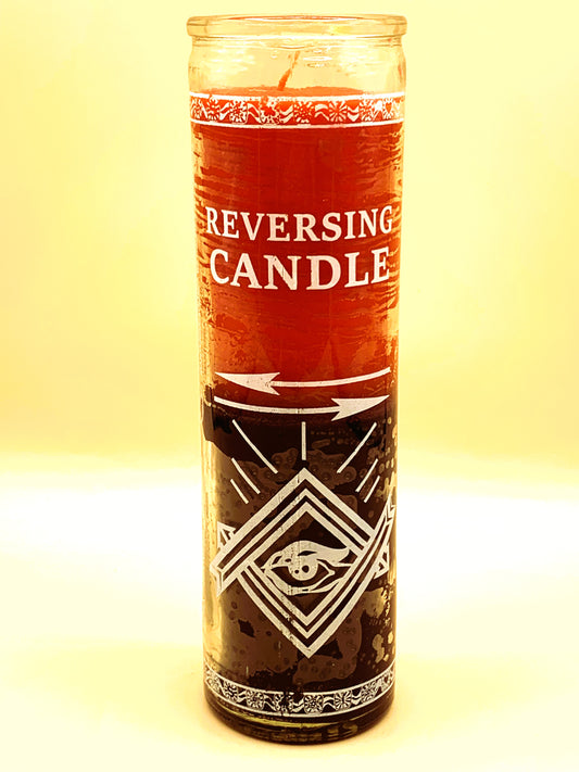 7 Days Double Action Reversing Candle Regular Size with Image