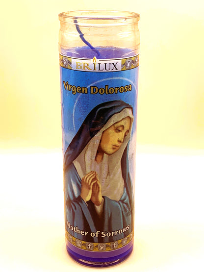 7 Days Virgen Dolorosa Candle Regular size image