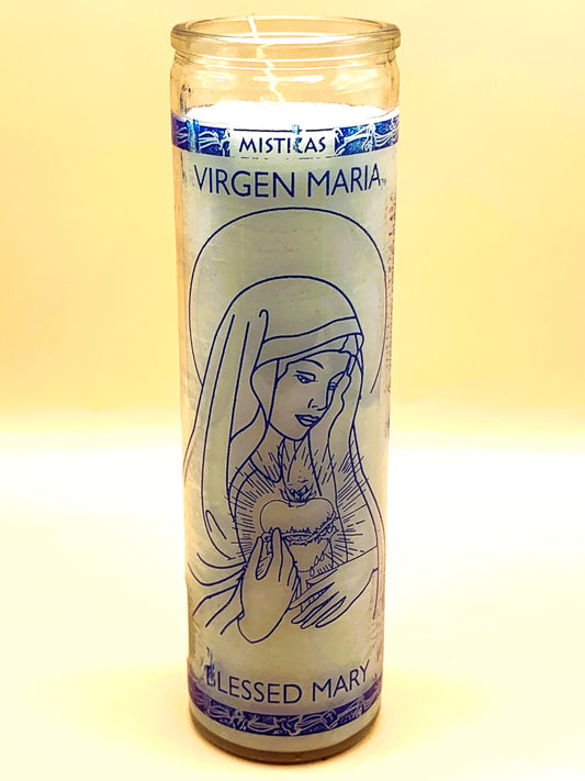 7 Days Virgen Maria Candle Regular size image