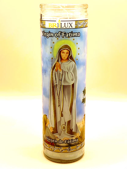 7 Days Virgen de Fatima Candle Regular size image